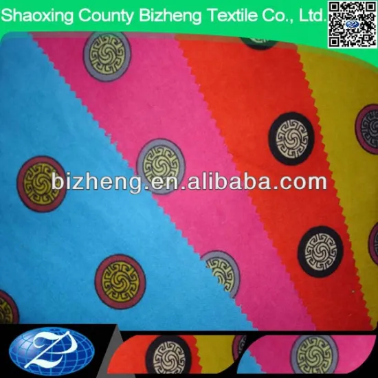Newest bright printing comfortable pajama cotton fabric