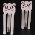 2pcs/set Lovely Cartoon Animal Practical Trash Can Clamp Plastic Garbage Bag Clip Fixed Waste Bin Bag Holder Rubbish Clip