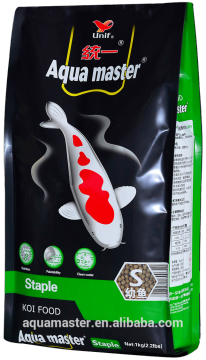 Aqua master Koi Carp Fish Food(Feed), Staple, Balanced Nutrition 1kg (S/L)