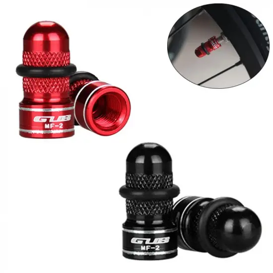 2PCS Road MTB Bike Wheel Tire Covered Protector French Tyre Dustproof Bike Bicycle Presta Valve Cap Dust Cover
