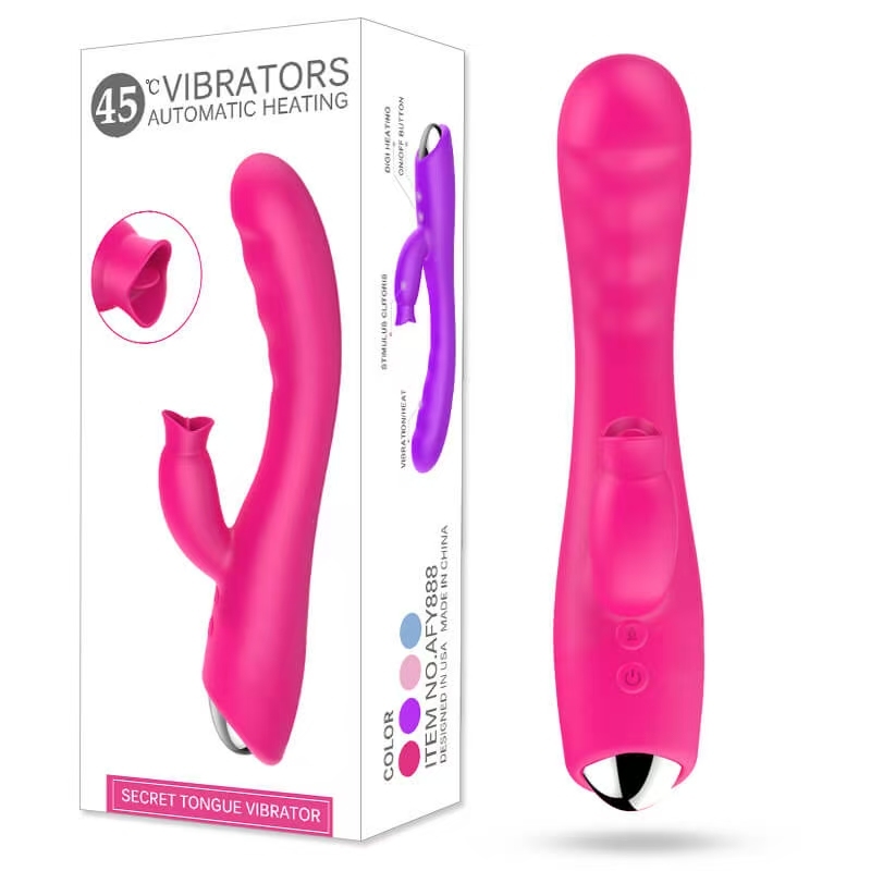 Vibrator series tongue licker warmed version