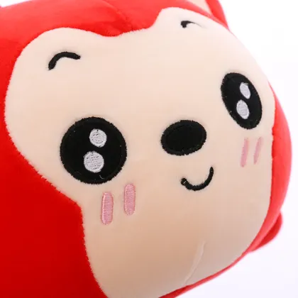 Custom Red Fox Plush Toys Stuffed Plush Animal Fox  Beaver Pillow Dolls