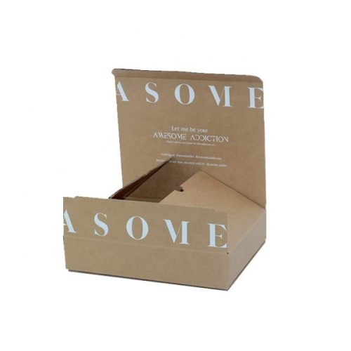 Recyclable Customizable Box with Strip Tear Zipper