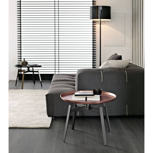 Minimalist Metal Replica Husk Around Coffee Side Table