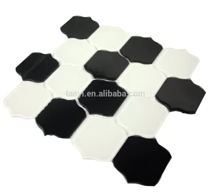 pearl paint mosaic glass tiles