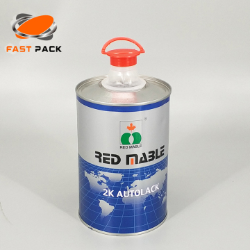 1L Round Prime Weißblechdose für Bremsflüssigkeit