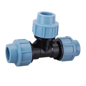 Hot selling Plastic PP compression water pipe fitting tee 20x20x20mm A482