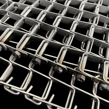 Heavy Load Stainless Steel Metal Flat Wire Conveyor Belt