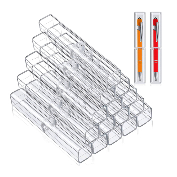 China Factory Transparent Plastic Pen Box - Durable Clear Case for Pens