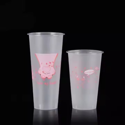 Fruit Milk PP Plastic Injection Boba Cups lids