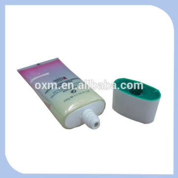 Flat Oval Plastic Tube For Cosmetic