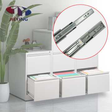 Soft Close 45mm Elasticity Drawer Slides with Push Open and Railing Stopper