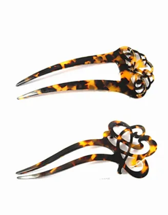 Chignon made of cellulose acetate sheet