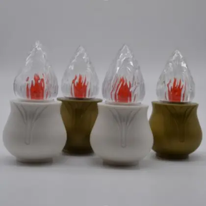 battery operated fireless eternal candle