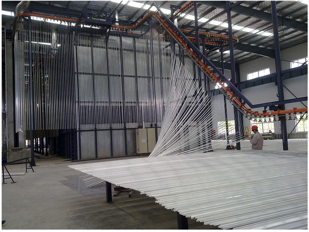 Vertical Profile Powder Coating Line
