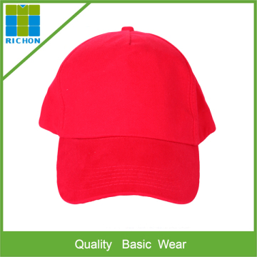 Red Cotton Cap with 6 Panel