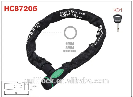 Heavy Duty Chain Lock with cloth,Scooter Lock,Motorcycle Lock HC87205