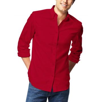 Camisa de hombre multicolor personalizada color sólido