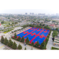 Alfombrillas de cancha de baloncesto de piso entrelazadas al aire libre