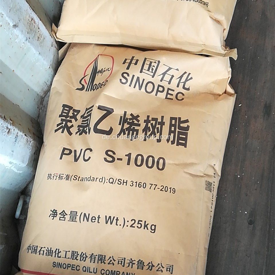 SINOPEC PVC Harz S700 Ethylenbasis