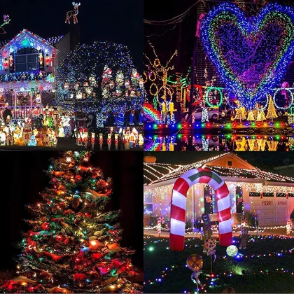 Waterproof LED String Fairy Lights for Outdoor Holiday Lighting