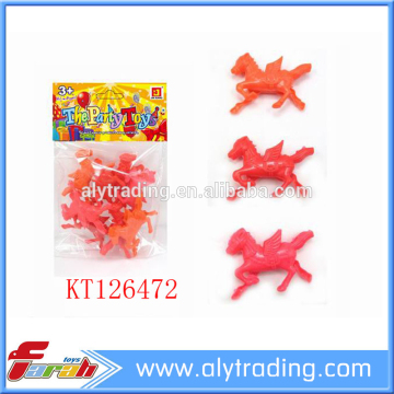 2016 Hot selling Plastic mini cheap small toys plastic horse toy