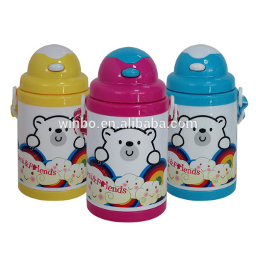 PP double wall bottle with cute carton printing