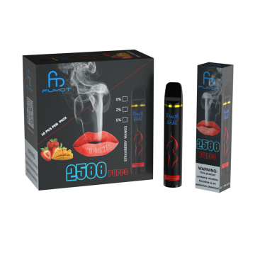 Orignal Randm Squid Bar 2500 E-Zigarette-Einweg-Vape