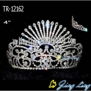 4 Inch AB Beauty Crowns Queen Crowns