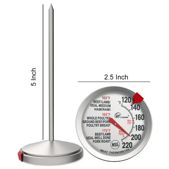 Meat thermometer Chicken Turkey Steak Potatoes Cooking