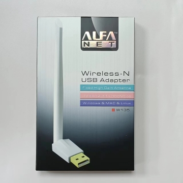 Fabrika Doğrudan Satış: Yüksek Hızlı 300Mbps W135 USB Kablosuz Adaptör