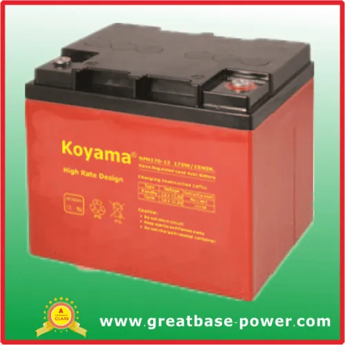 High Rate Motive Battery/ Accumulator 42ah 12v, High Quality High Rate