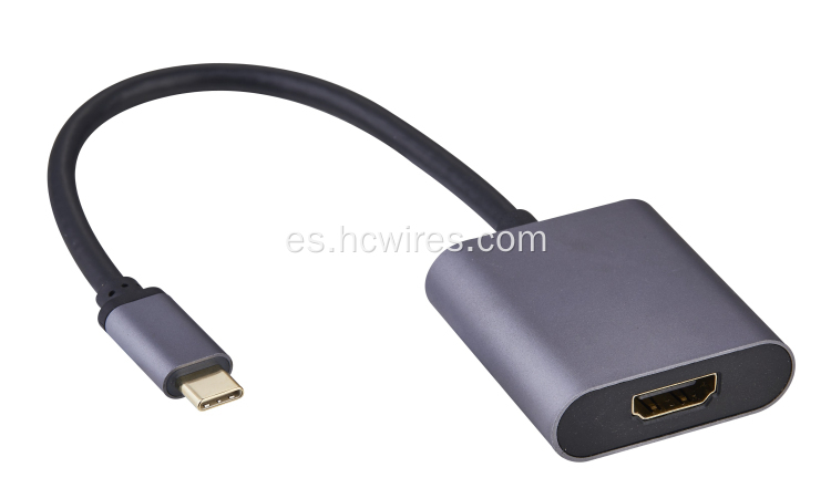 Tipo C a HDMI Adaptador Cable de metal