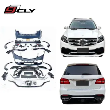 GLS63 AMG Body Kit: Front and Rear Bumpers, Diffuser, Exhaust Pipe for Benz GLS X166 Upgrade