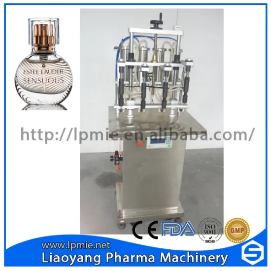 Pneumatic type semi-automatic perfume bottle filling machine
