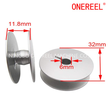 Aluminium -Drehungen -Nähmaschinen -Spulen