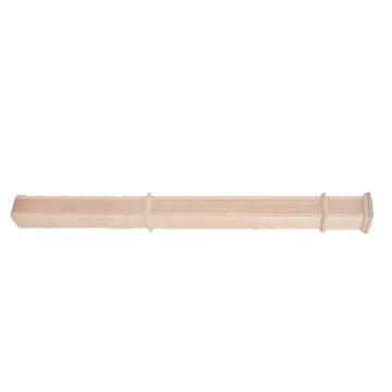 Beech Stair Newel Post for Contemporary Interior Design