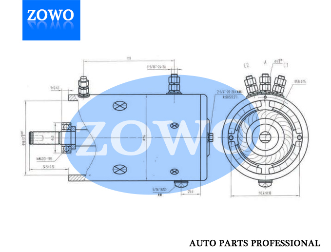 Phjd005 Dc Motor 12v 1 5kw 2670rpm