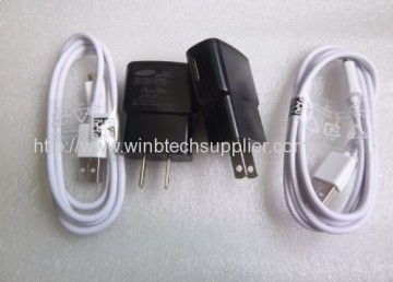 100% 1a Us Plug Wall Charger + Micro Usb Cable For Samsung Galaxy S4 I9500 Galax 