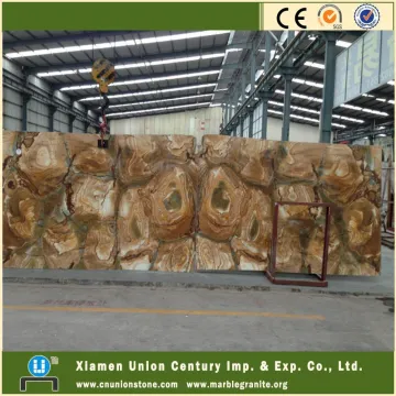 Growth ring look Palomino quartize