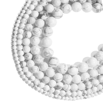 Natural White Turquoise Jewelry White Turquoise Loose Beads