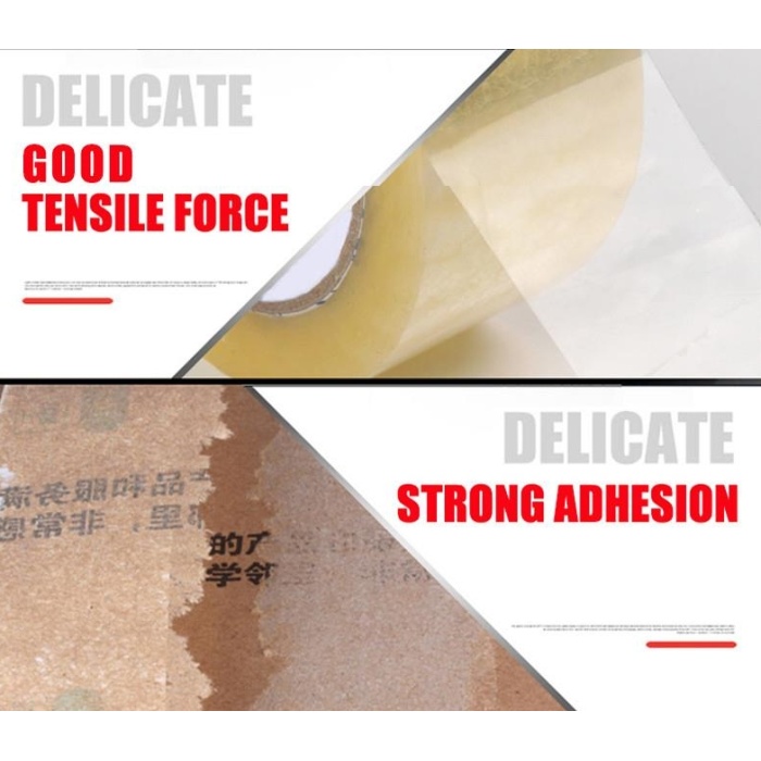 Fita adesiva BOPP de alta clareza