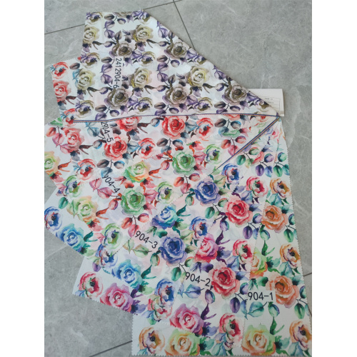 Fabrik Chiffon Polyester Digital Bercetak 50d Floral