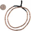 Antiqued Copper Cube Beads 3mm 16 Inch Strand