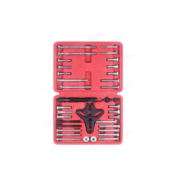 VIKTEC 46Pc Harmonic Puller Set for Crankshaft, Balance, Puller, Gear, Flywheels, Steering" 

However, to make it more SEO-friendly and concise, you might consider:

"VIKTEC 46Pc Harmonic Puller Set for Engine Components