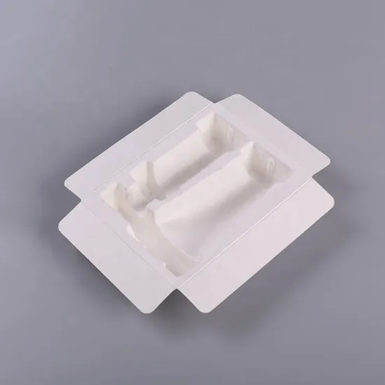 Compostable eco friendly packaging paper mold wet pressed