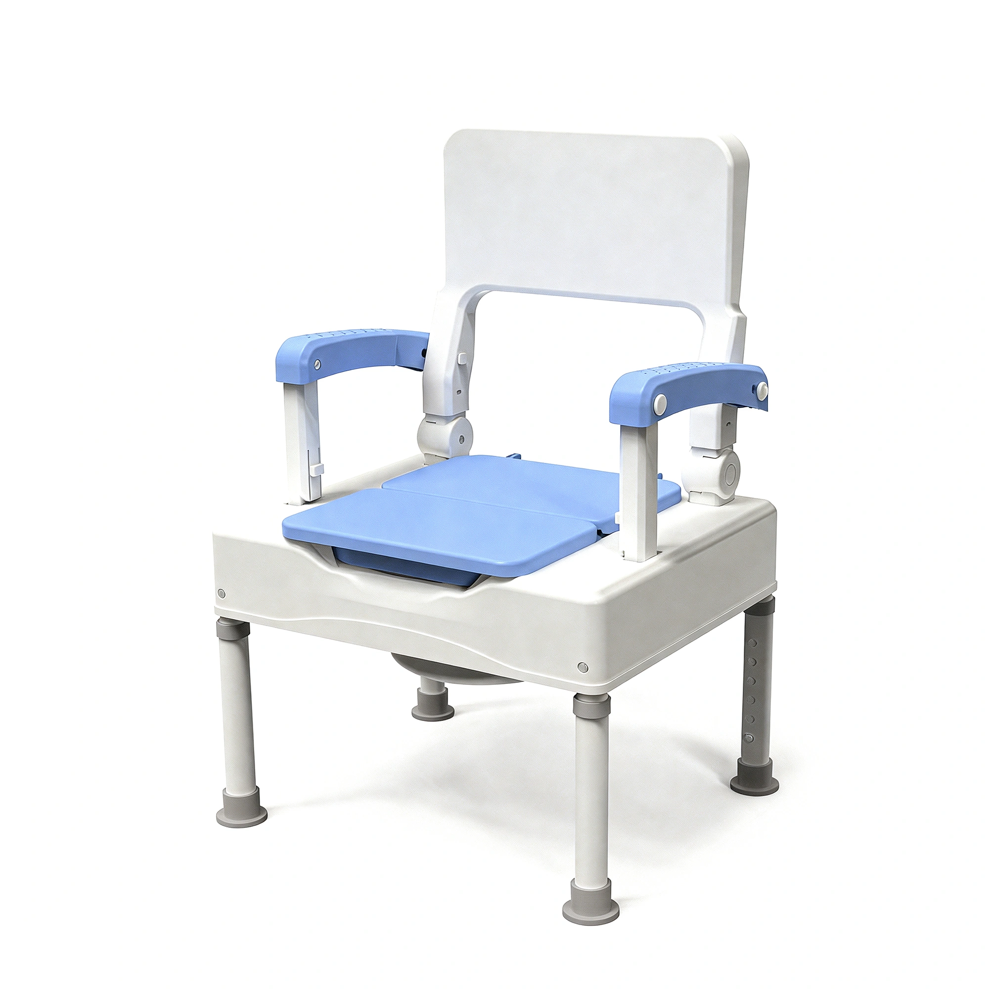 Lightweight Adjustable Arm Commode Chair China Manufacturers Suppliers ...