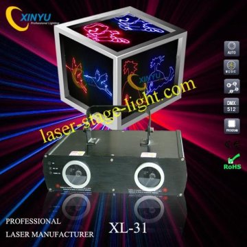 Xl-28 15kpss Dual Lens Rb Animation Effect Disco Blue&amp; Red Laser Light Show