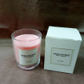 Relax Glass Pink Soy Candles Натуральная Деревянная Крышка