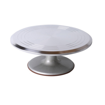 Table de tour de gâteau en acier sur mesure 9/12 pouces - Ensemble d'outils de gâteau rotatif